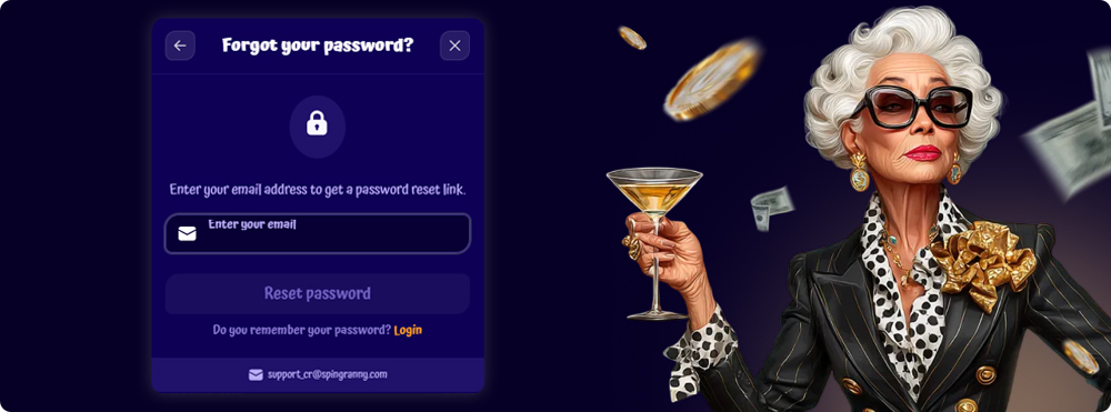 SpinGranny Login Issues
